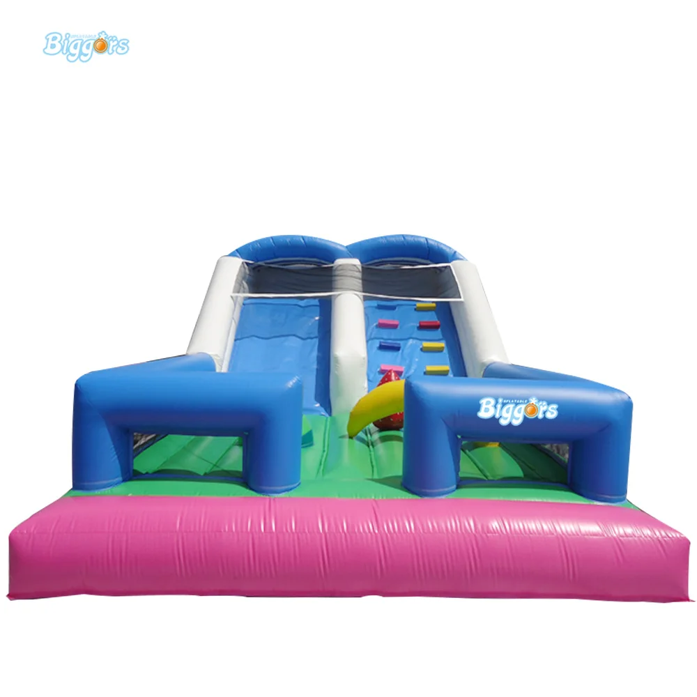 

PVC Inflatable Grass Water Slide Inflatable Jumping Castles For Children