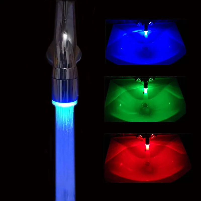Светодиодный водопроводный кран RGB с регулируемой температурой для кухни и