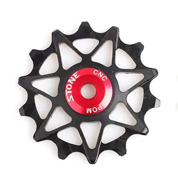 14t red hollow Камень шкив колеса направляющий ролик Jockey 10t 12t 14t 16t подшипник дорожный MTB велосипед задний переключатель для GX XX1 для Shimano M9000 - Цвет: 14t red hollow