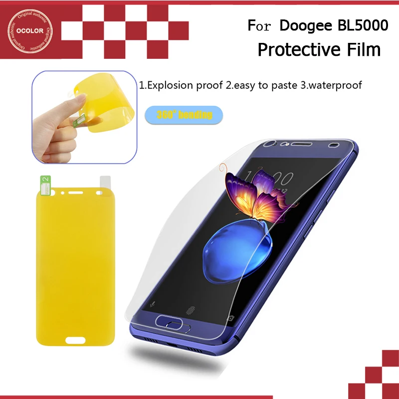 Ocolor 2 шт Для Doogee bl5000 нестеклянная анти-Взрывная защитная пленка ультратонкий