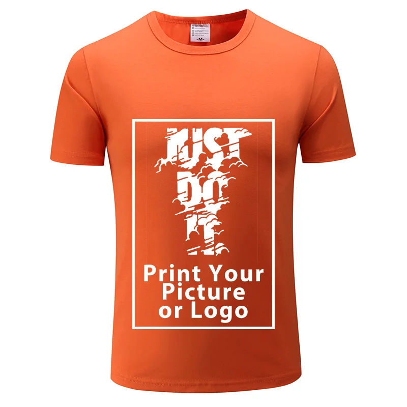 Модная мужская футболка Повседневная с коротким рукавом на заказ женская