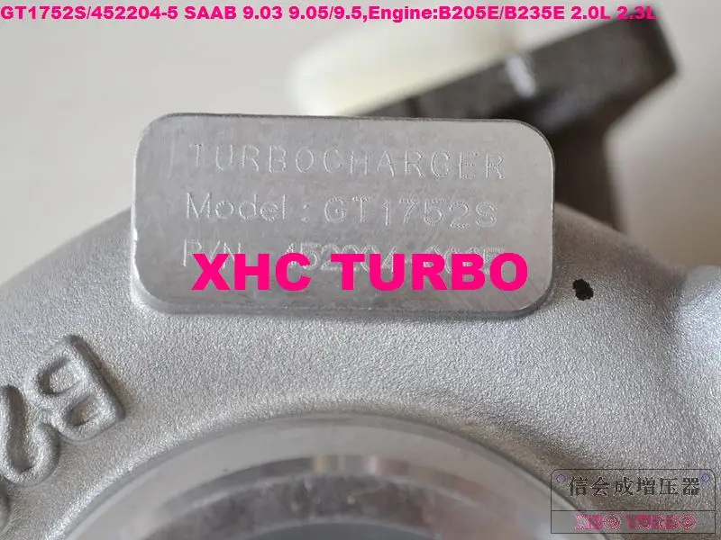 Турбокомпрессор GT1752S 452204 9172123 для SAAB 9 3 5 B205E B235E B308E 2.0L 2.3L 3.0L|turbocharger ihi|turbocharger 2turbocharger