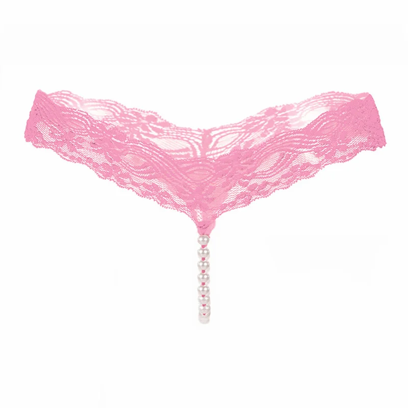 Pink VDOGRIR, женское нижнее белье, горячие эротические сексуальные трусики, стринги, трусы, Порно кружевные прозрачные трусы, Прозрачная женская одежда, стринги - Цвет: Pink