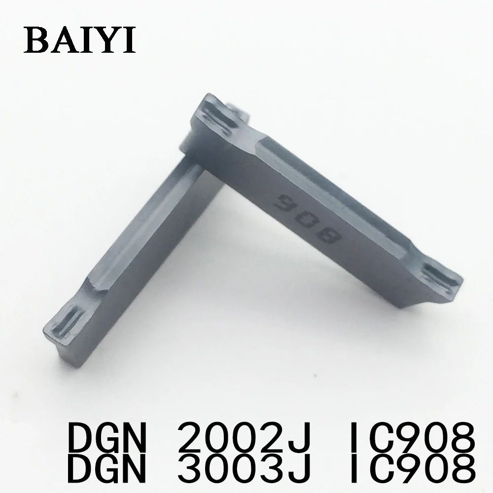 10 шт. токарные инструменты DGN2002J IC908 DGN3003J карбидные вставки с ЧПУ 2002J DGN 3003J для