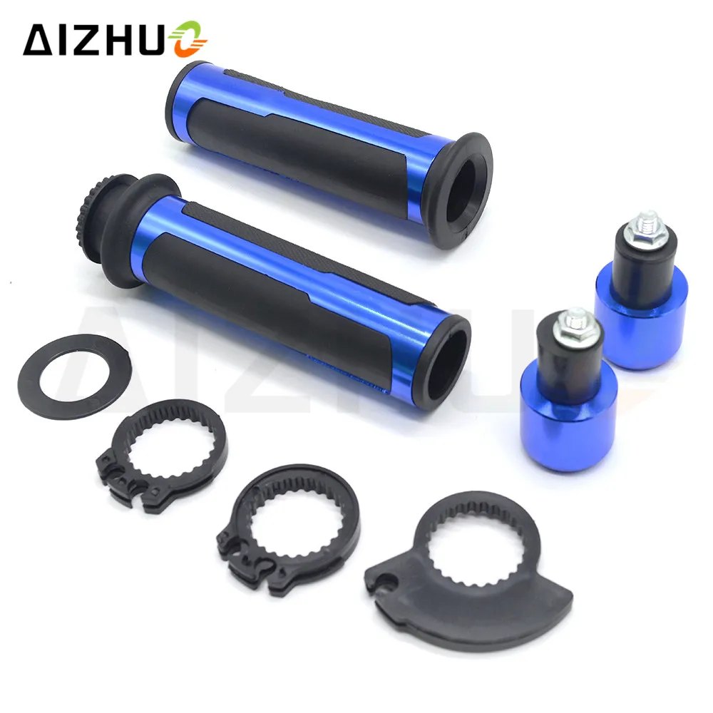 22 мм ручки для мотоцикла CNC алюминиевые резиновые Yamaha YZF R1 R3 R6 R15 R125 YBR 125 YZ MSX XJR FJR 1300