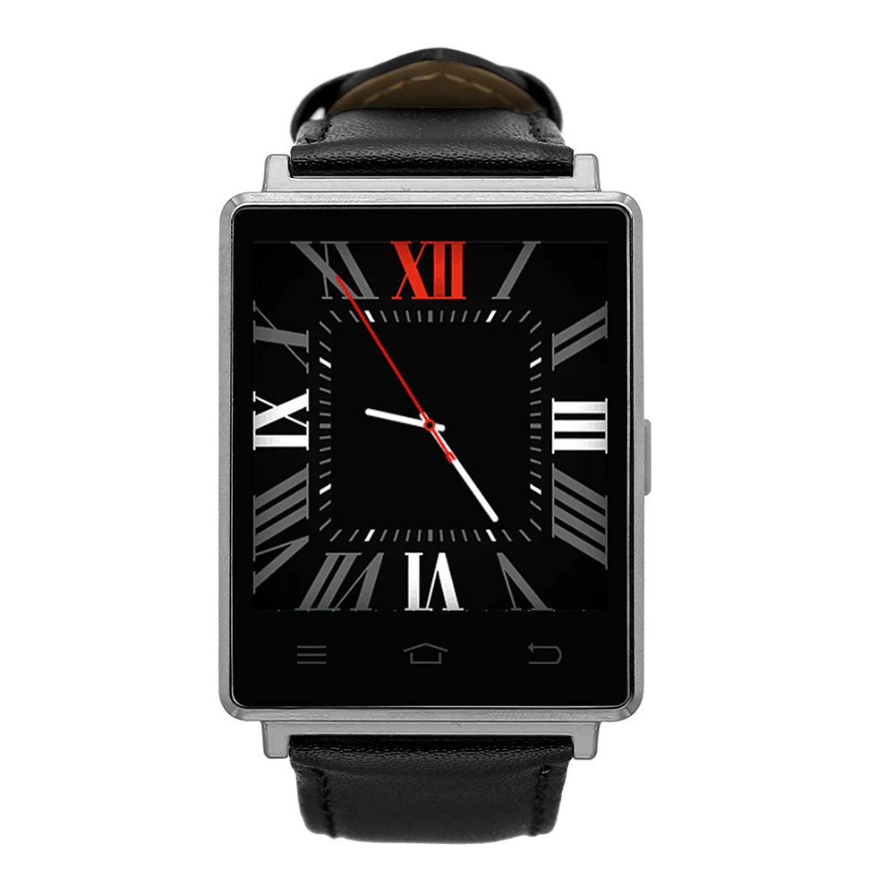 ГОРЯЧАЯ! № 1 D6 3 Г Smartwatch Телефон Android 5.1 MTK6580 Quad Core 1.3 ГГц ГБ RAM 8 ROM 1.63 дюймов Wi-Fi Bluetooth GPS