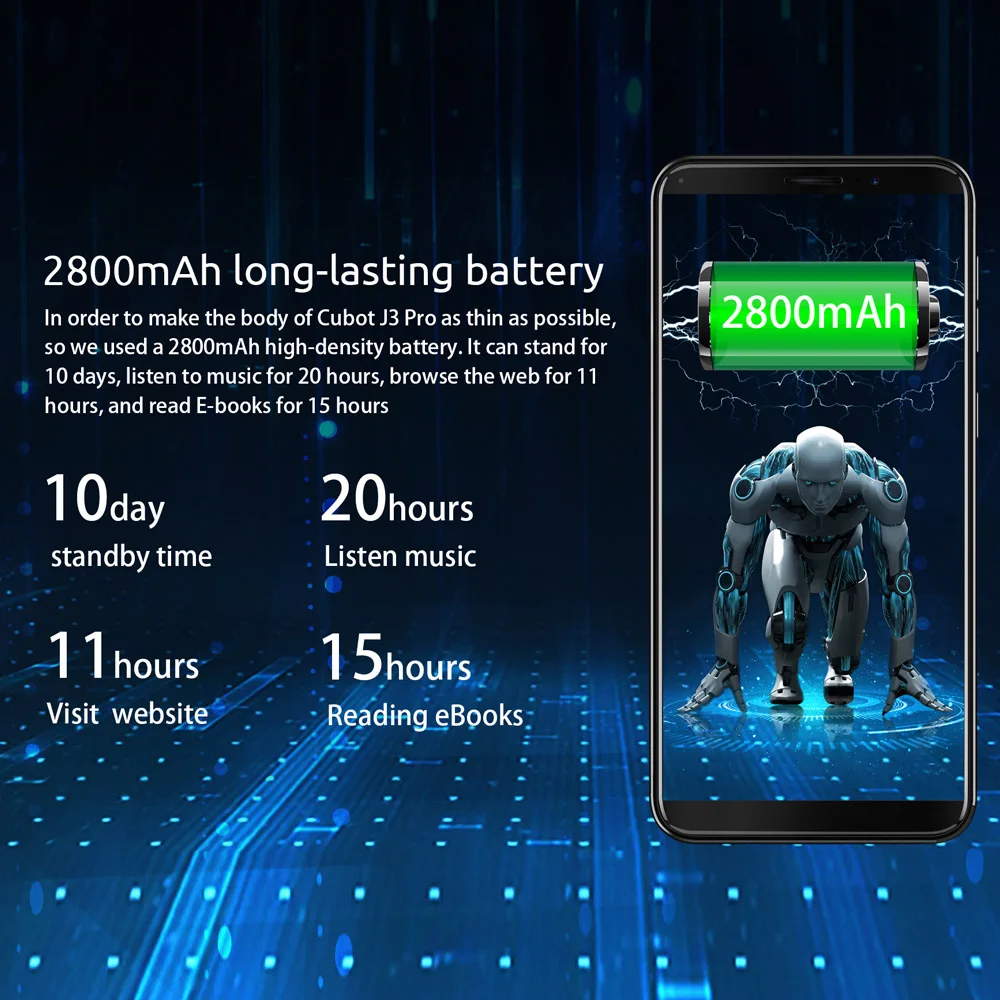 Мобильный телефон Cubot J3 PRO 4G, 5,5 дюймов, 18:9, полный дисплей, 16 Гб ПЗУ, 1 ГБ ОЗУ, 13 МП+ 2 МП, камера заднего вида, 2800 мАч, смартфон с отпечатком пальца