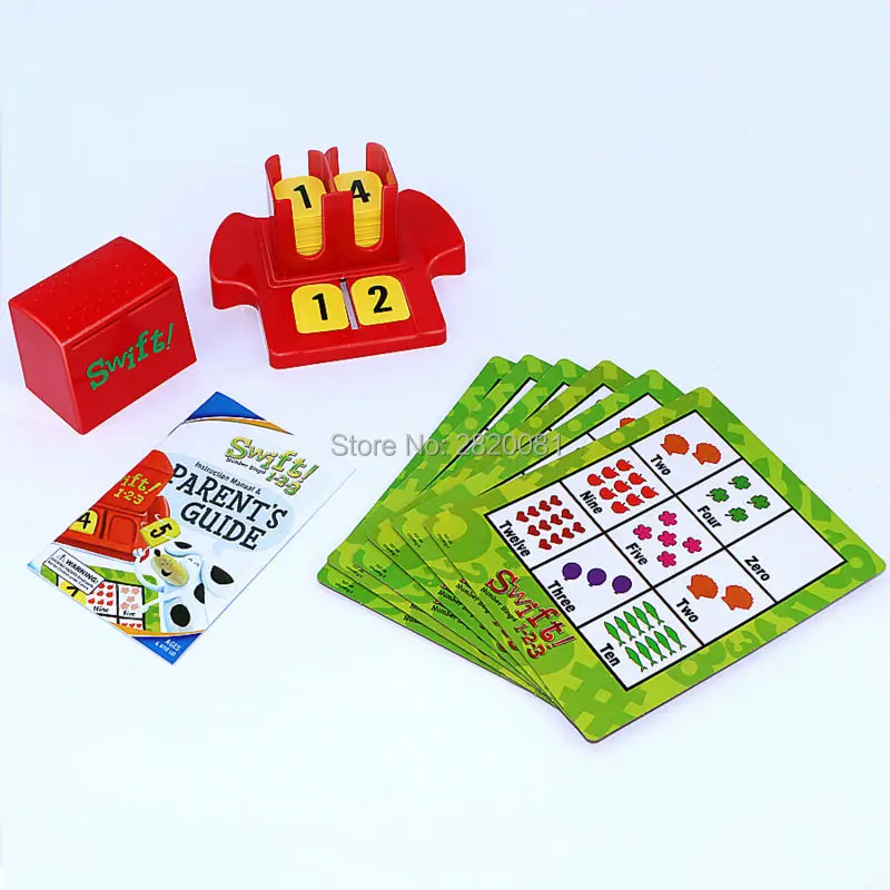 Классические игрушки головоломка игра Swift!1 2 3 цифры бинго математические фигурки