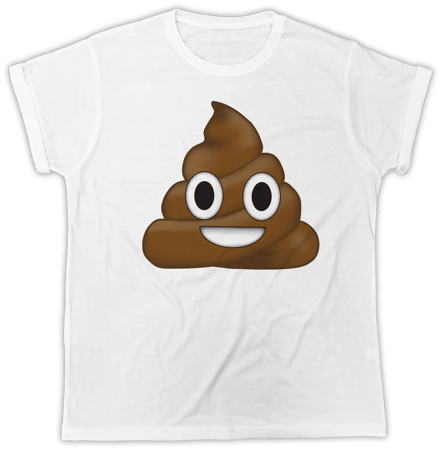 Забавная футболка спринтом &quotPoo emoji&quot классный Забавный подарок постер