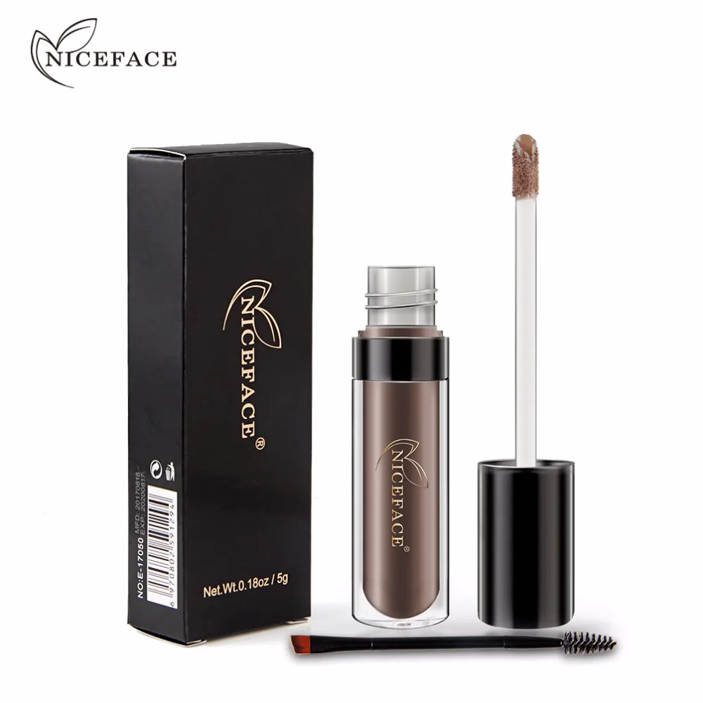 NICEFACE 4 цвета водостойкий натуральный усилитель для бровей ТИНТ долговечная