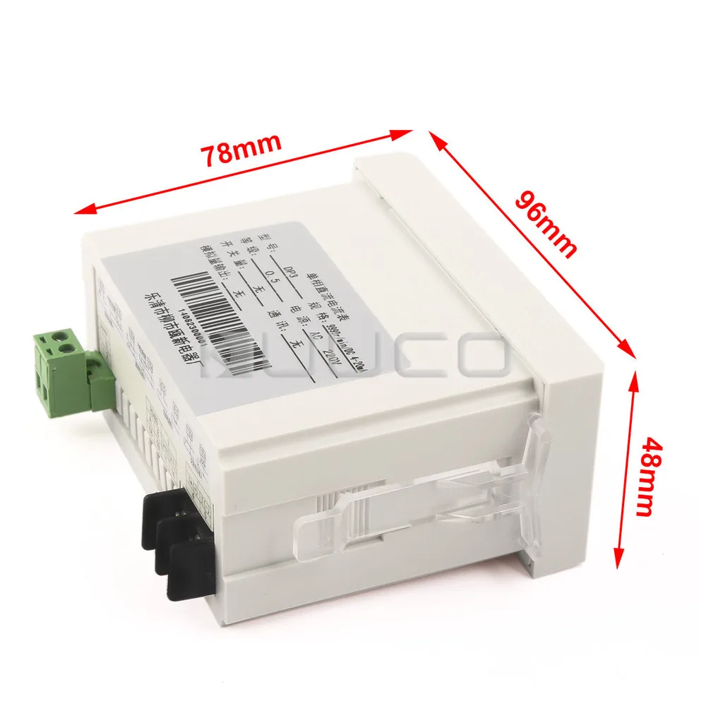 Тахометр AC/DC110 ~ 220 В интеллектуальный цифровой тахометр красный светодиодный