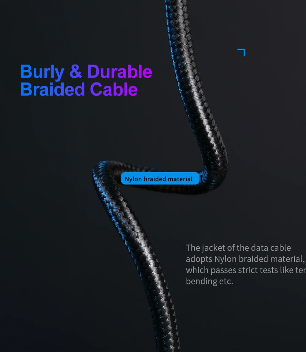 Rock 5A USB кабель для быстрой зарядки usb type C кабель магнитное зарядное устройство для зарядки данных Micro USB кабель мобильного телефона USB шнур