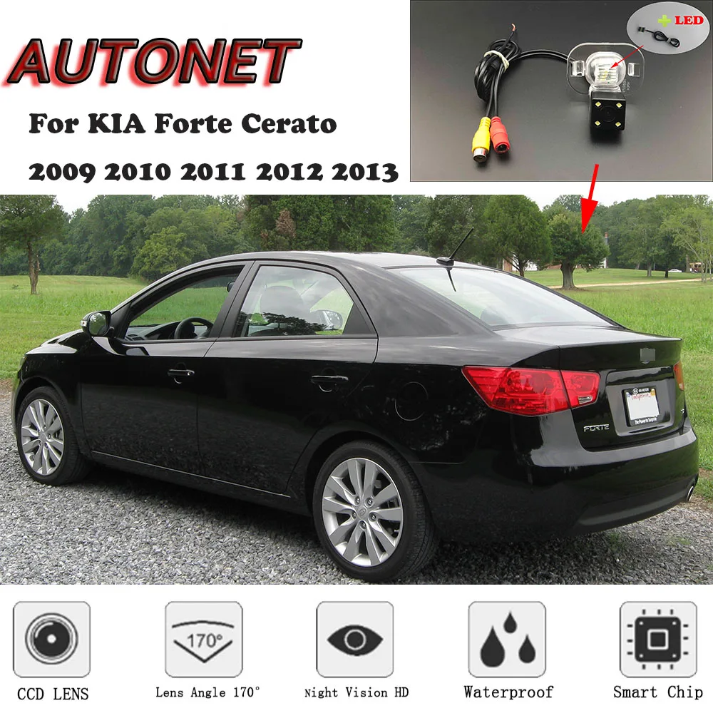 Камера заднего вида для KIA Forte Cerato 2009 2010 2011 2012/CCD/номерной знак|Камеры авто| |