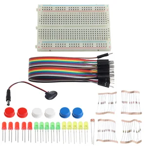 Electronic Starter Kit Mini Breadboard LED Jumper Wire Tested for Arduino UNO R3