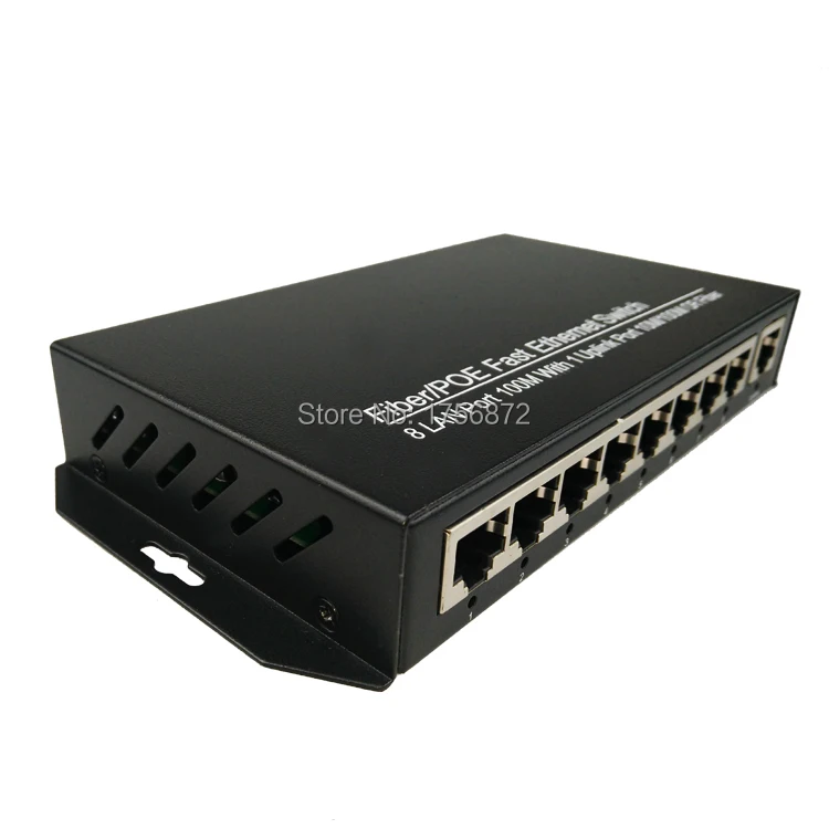 1 Piece 8-port 10 / 100M POE Switch network of compatible network cameras and wireless AP power IEEE 802.3af(15.4W)