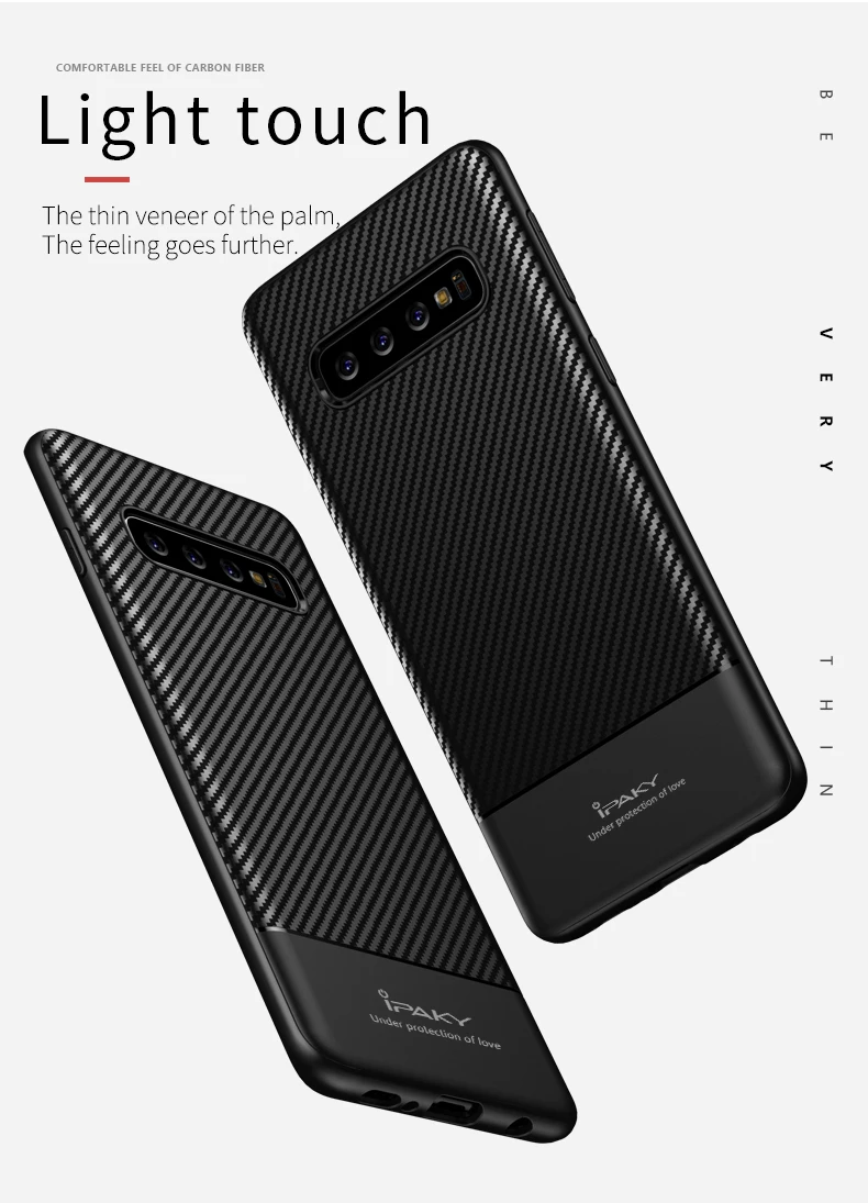 S10 Чехол iPaky Силиконовый ТПУ чехол для samsung Galaxy S10 Plus E чехол силиконовый чехол для samsung S10 E Lite S 10 Plus чехол для телефона s
