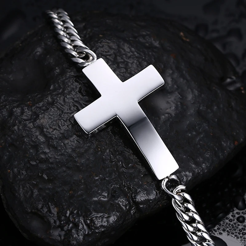 Браслет цепочка мужской/женский из нержавеющей стали|cross bracelet|bracelet linkschain for bracelets |