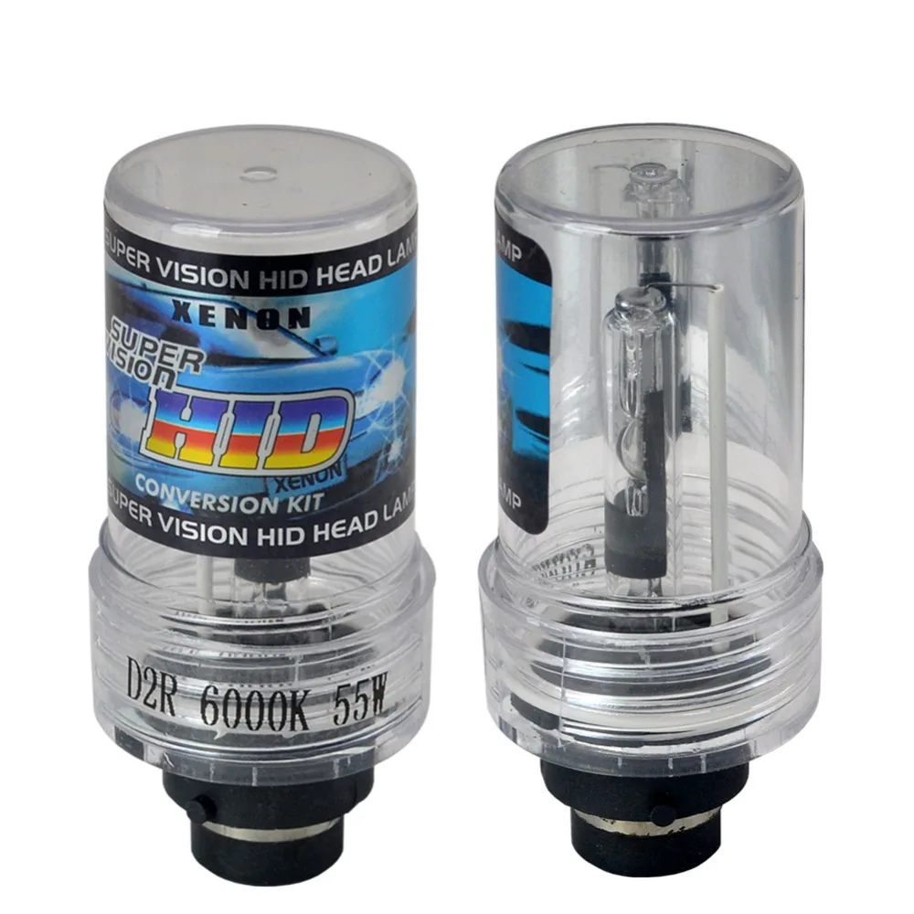 2 шт. 55 Вт D2R ксеноновая HID лампа 4300k 5000k 6000k 8000k автомобильная фара Лампа фара|Лампы