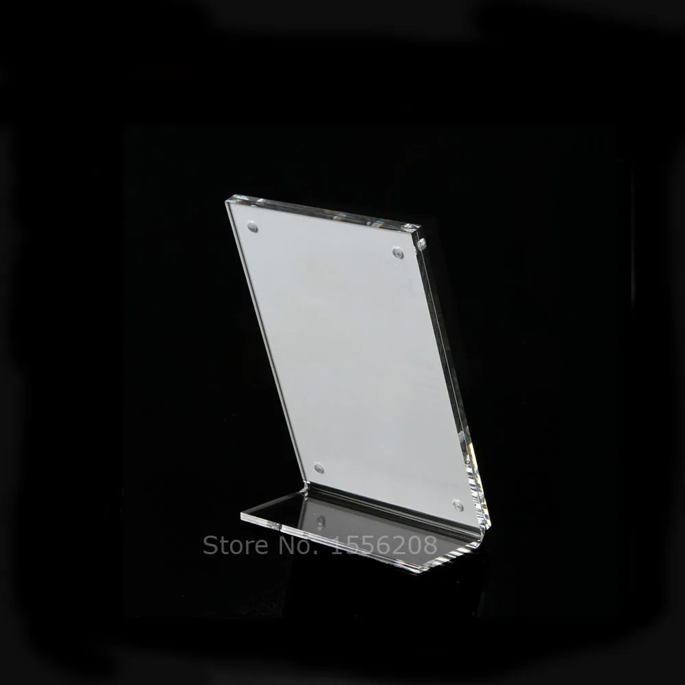 

Acrylic Bent Easel Frames 60X90mm Photo Picture Frame Magnet