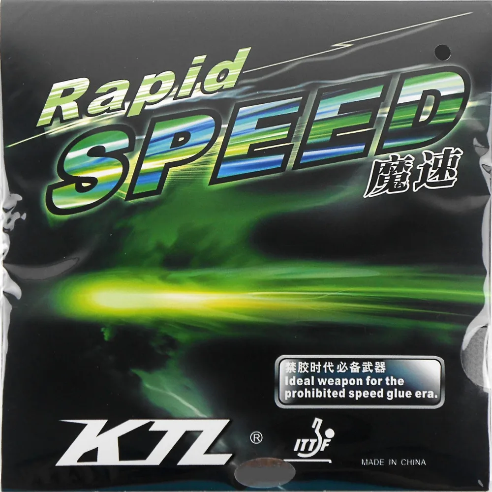 KTL ראפיד מהירות Rapid-SPEED פיפס-בטניס שולחן גומי עם ספוג עבור משוט מחבט פינג פונג בת כדורי טניס שולחן