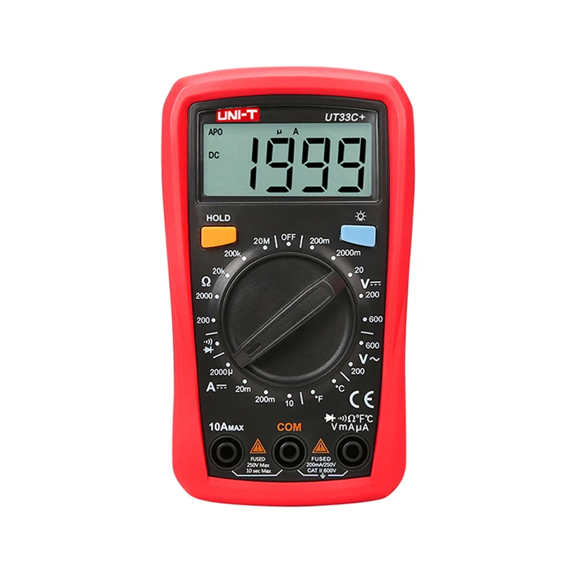 UNI T UT33A + UT33B UT33C UT33D пальмовый цифровой мультиметр с емкостью/NCV/Диодный