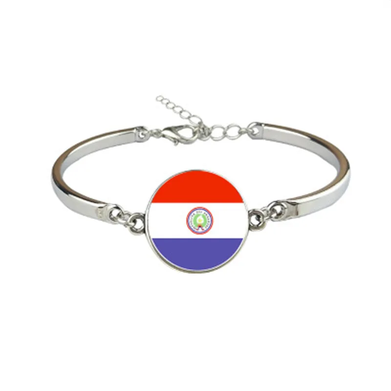 Лидер продаж браслет с флагом картой Пакистан Парагвай Палестина Панама флаг
