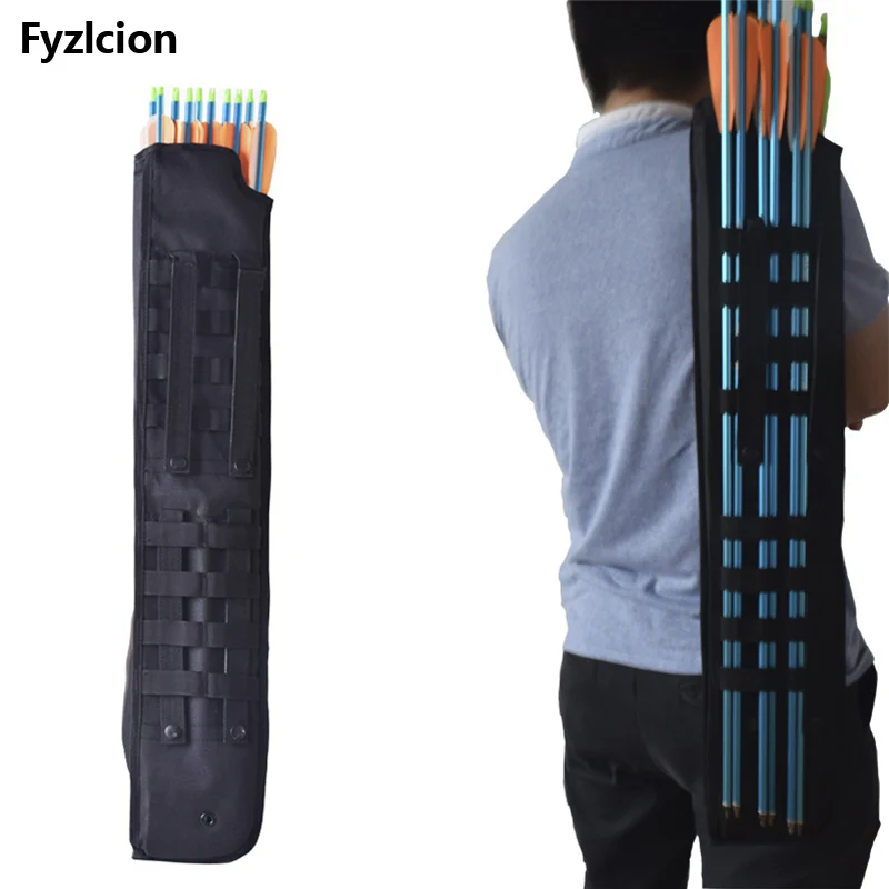 Tactical Hunting Multi-function Rifle Scabbard Backpack Organizer Holster Shoulder Sling Case molle bag Archery quiver arrowcase