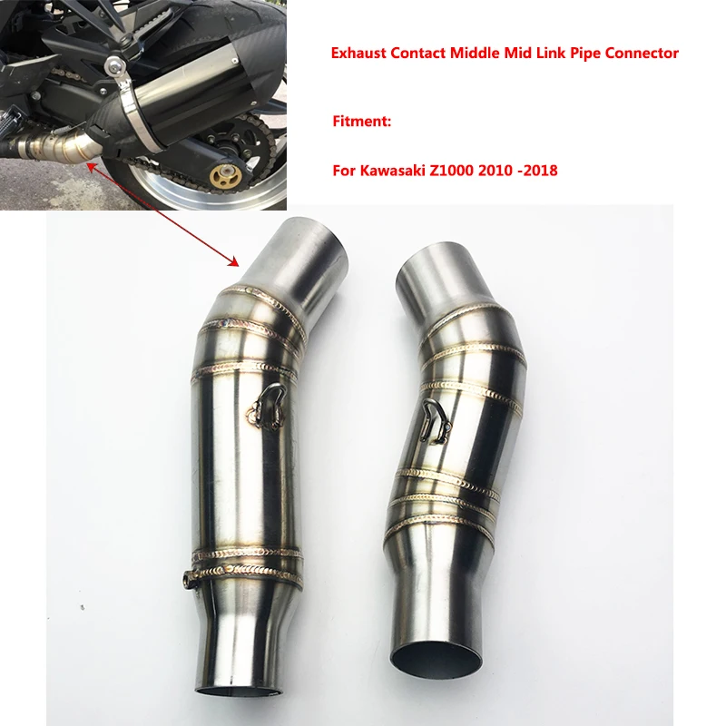 Разъем для выхлопной трубы мотоцикла Z1000 Kawasaki 2010 2011 2012 2013 2014 2015 2016 2017 2018|Выхлопные