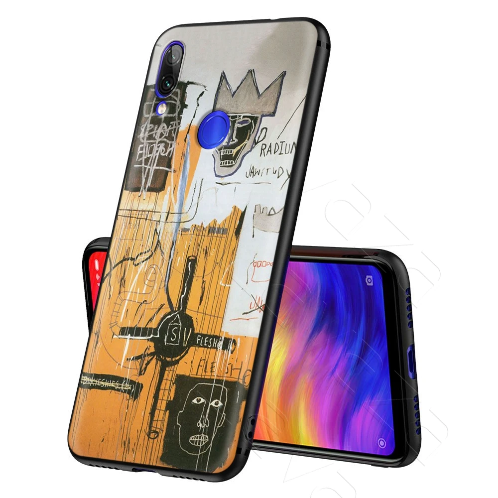 Jean Michel Basquiat Art Graffiti Case for Xiaomi Redmi Note 8 9 9S K30 Pro MI MAX 3 6 SE A1 A2 A3 10 Lite Plus 8A F1 |