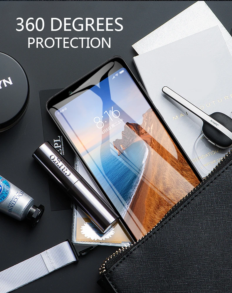Для xiaomi redmi 7A стекло закаленное Полный Чехол redmi 7 A защита экрана MOFi Оригинальная передняя пленка черная защита защитное стекло