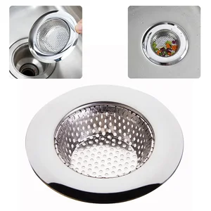 Бытовой фильтр из нержавеющей стали для раковины, металлический фильтр, сливное отверстие для ванны, сито для отходов, кухонные принадлежности, аксессуары для ванной комнаты, 1 шт.