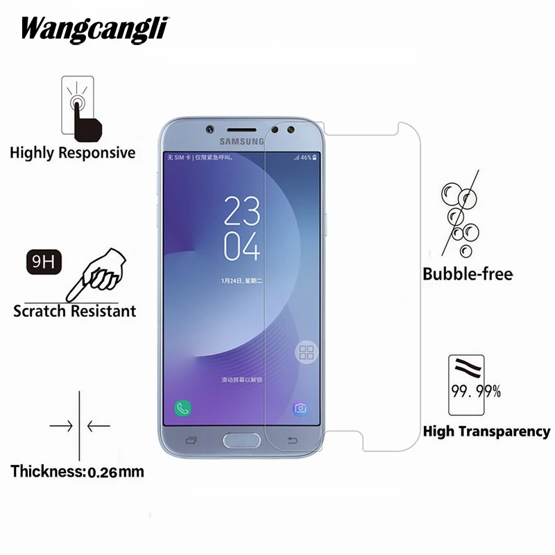 0 26 мм Защитная пленка для экрана Samsung Galaxy J5 A3 A6 A7 A8 J3 J7 S6 закаленное стекло 9H samsung a3
