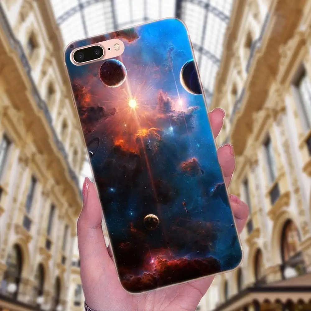 Красивая космическая планета защиты TPU аксессуары Чехлы для Galaxy J1 J2 J3 J330 J4 J5 J6 J7 J730