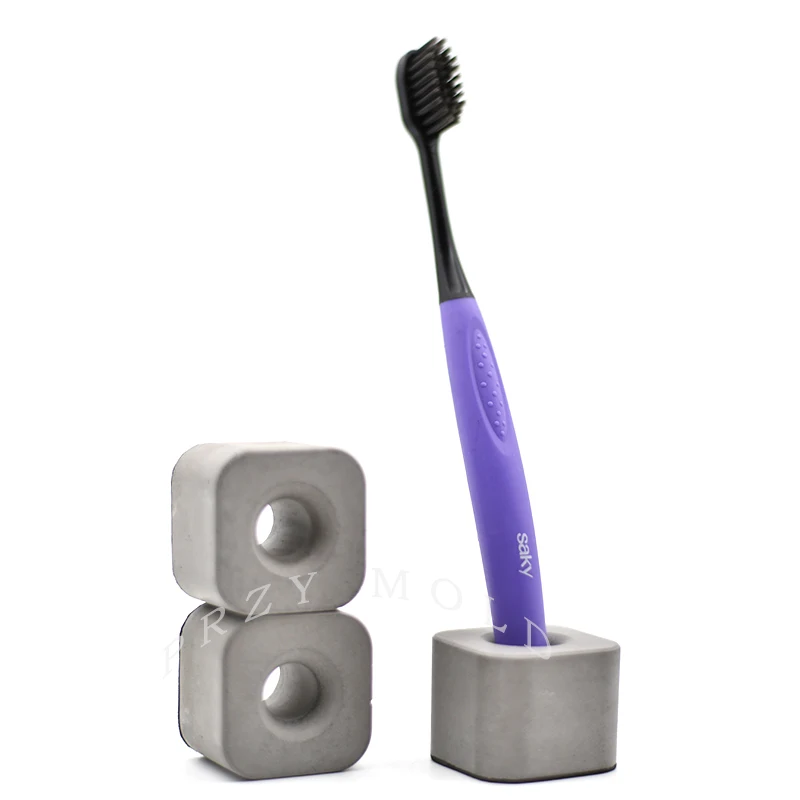 Форма для силиконовой цементной зубной щетки держатель полый ручки формы