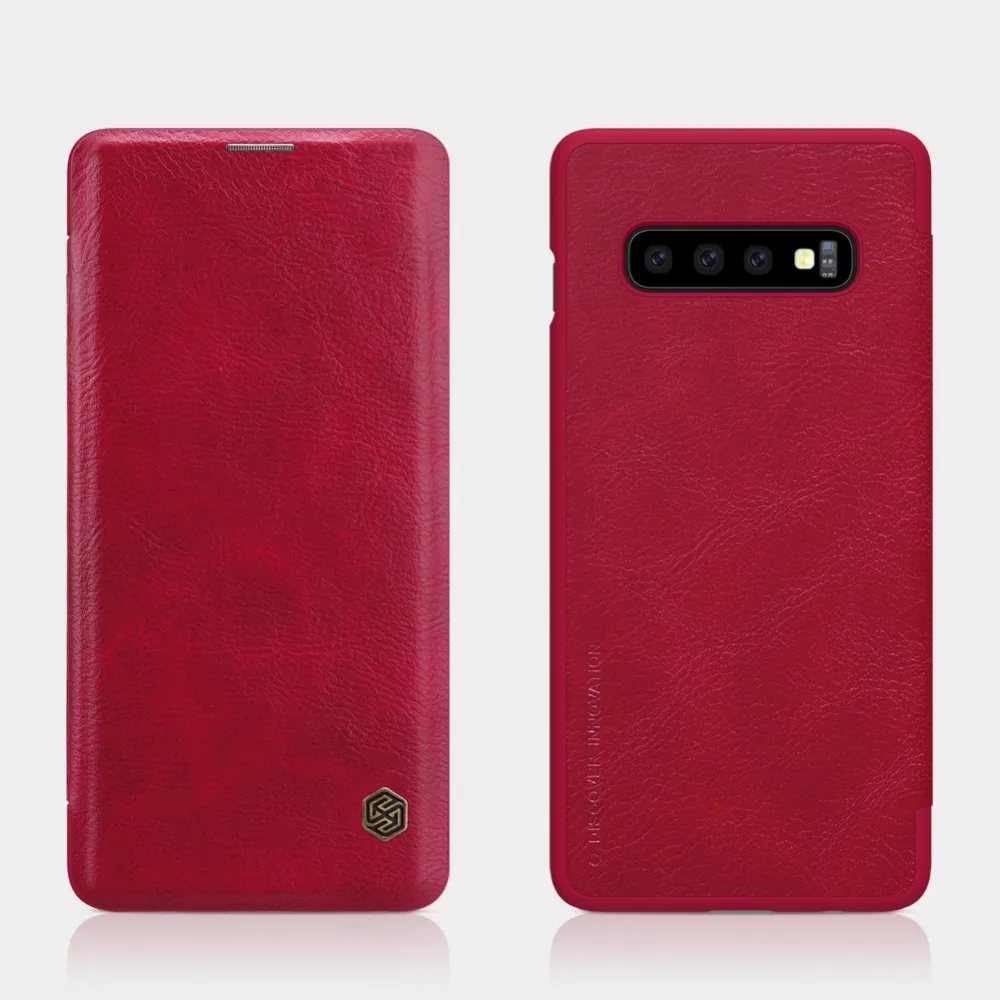 Nilkin для samsung Galaxy S10 Plus чехол Nillkin роскошный мягкий PU Флип кожаный чехол для телефона для samsung S10e/S10 Lite чехол s