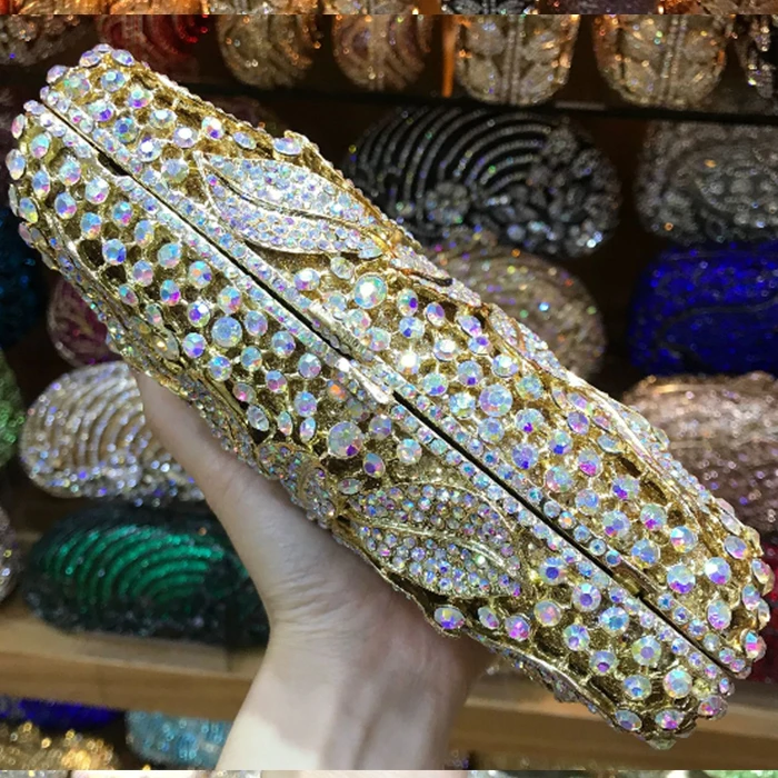 2018 женские модные вечерние сумки с блестящими бриллиантами серебряные мини со