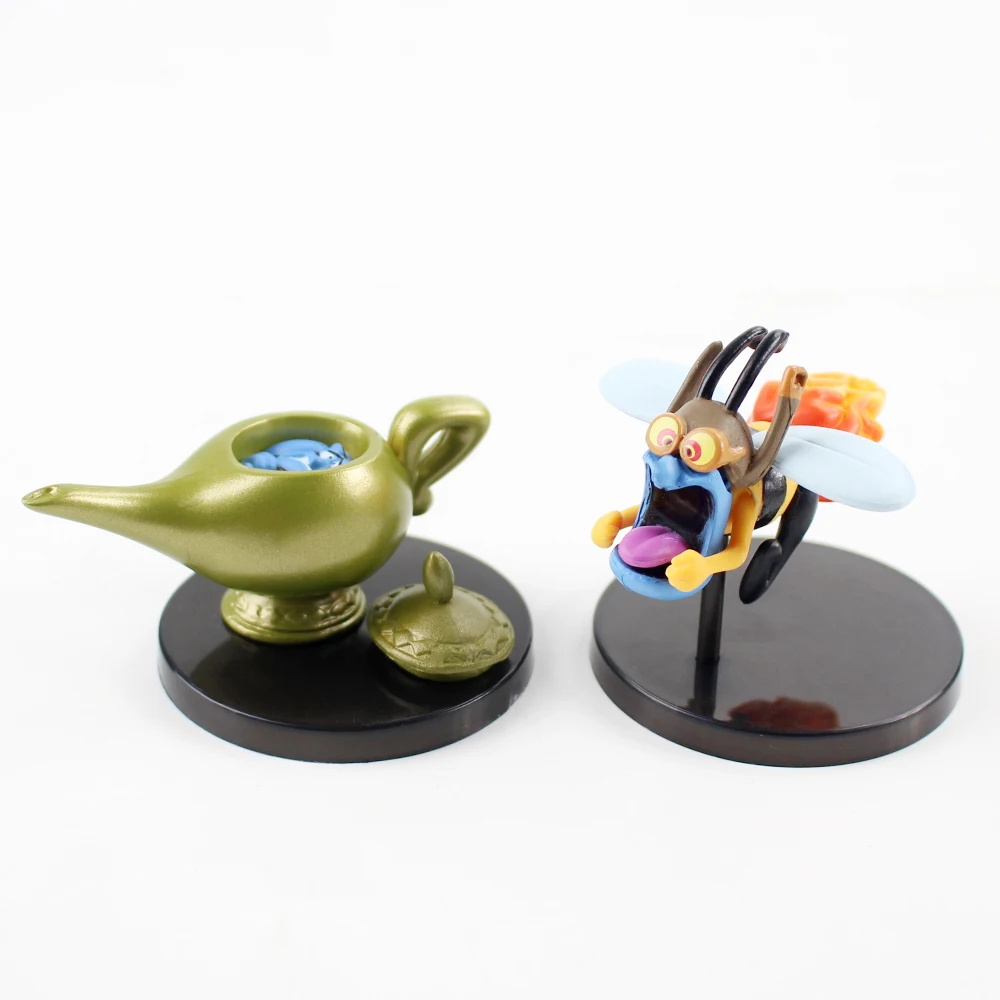 5 шт./компл. WCF Аладдин волшебная лампа Гение мини ПВХ экшн-Фигурки игрушки