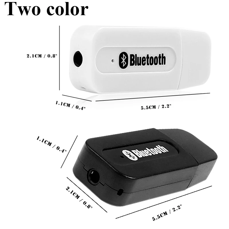 Onever 3,5 мм Автомобильный USB беспроводной автомобильный Bluetooth аудио музыкальный приемник адаптер авто AUX потоковый A2DP комплект для динамиков наушников