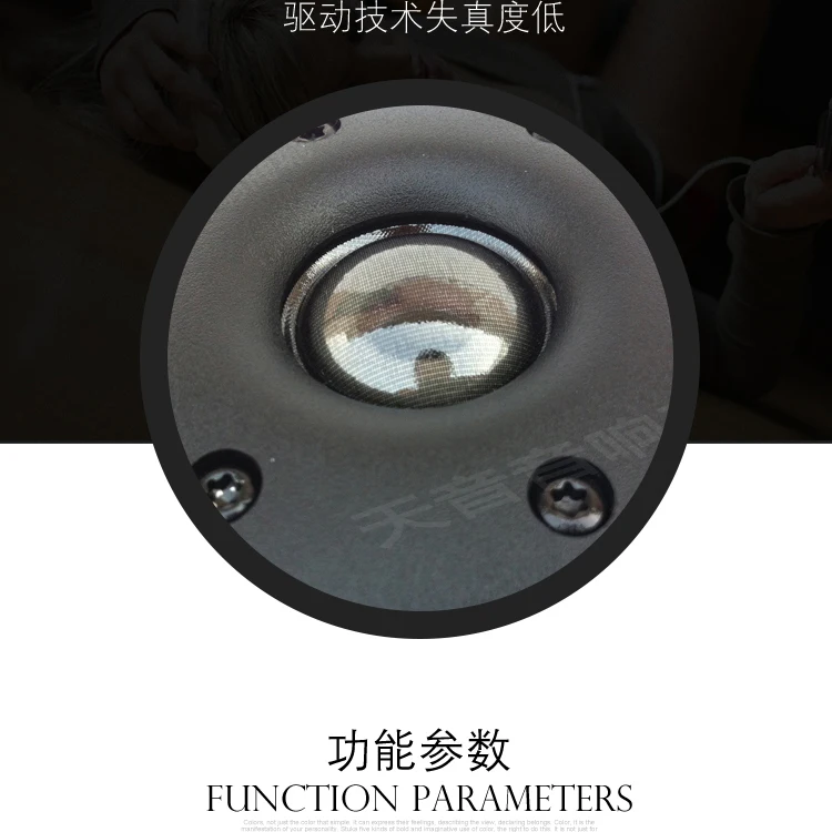 SS1II 4 дюймов твитер HiFi динамик DIY Максимальная мощность 30 Вт 5 Ом высокое качество 2 шт./лот