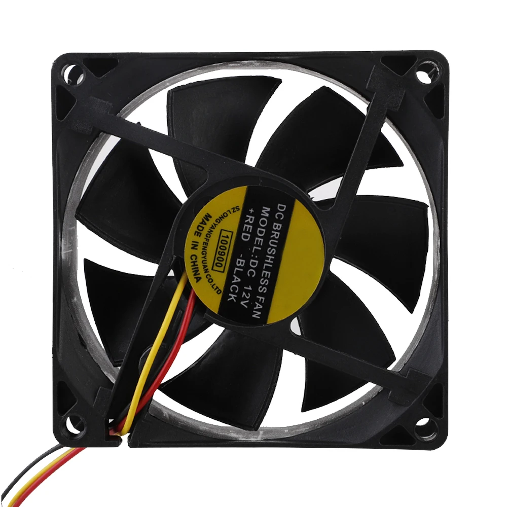 3Pin 12V компьютерный ПК выделенный вентилятор кулер для процессора бесшумный 8025 с 7