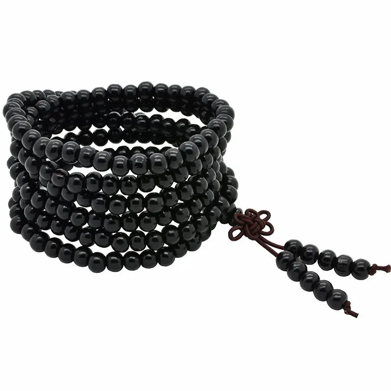 Fashion Natural Black Sandalwood 6mm Beads Buddha Bracelets for Men / Women Gift Charm Wholesale Jewelery | Украшения и