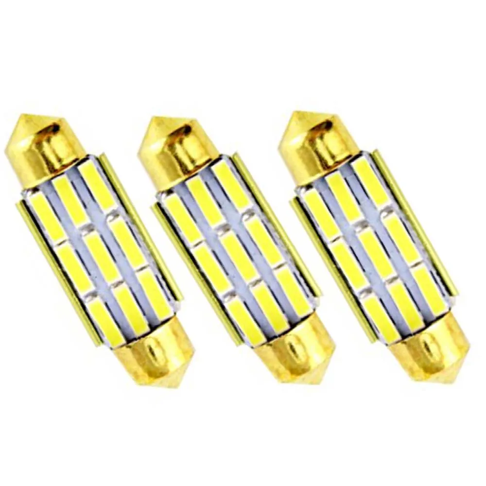 YSY 10 шт. 41 мм 6418 C5W C10W 9 SMD 5630 5730 светодиодный белый CANBUS безошибочный автомобильный