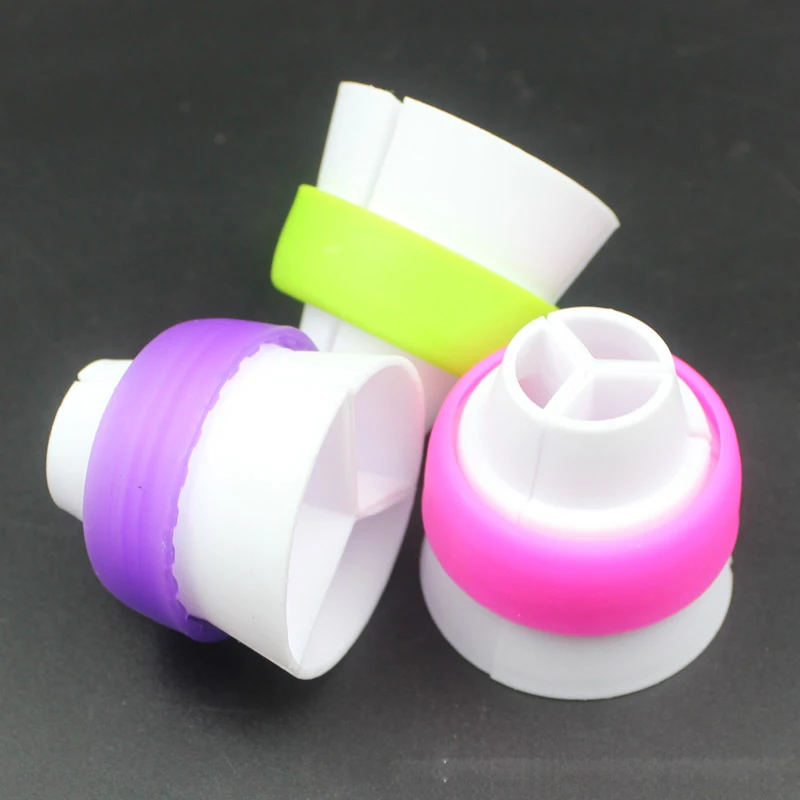 8 шт. Кондитерские Обледенение Трубопроводы Насадки + 1 3 Цвета сопла конвертер