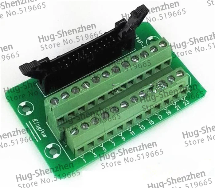 IDC24P IDC 24 контактный штырьковый разъем для клеммного блока P коммутационная плата