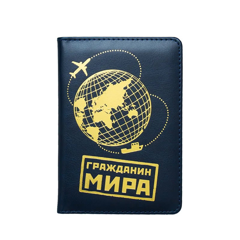 2018 Дорожный Чехол для паспорта из искусственной кожи в русском стиле женщин и
