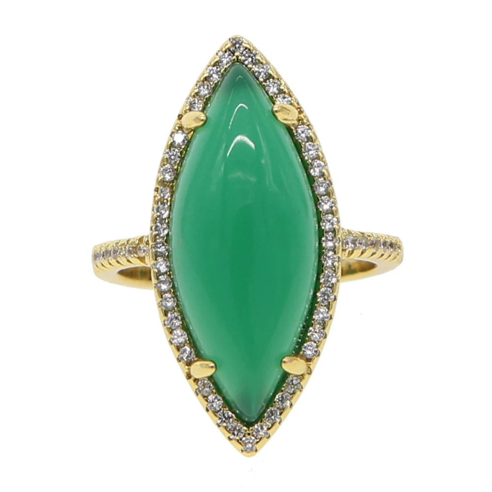 Новое Изысканное винтажное обручальное кольцо Calaite Bague с зеленым камнем и