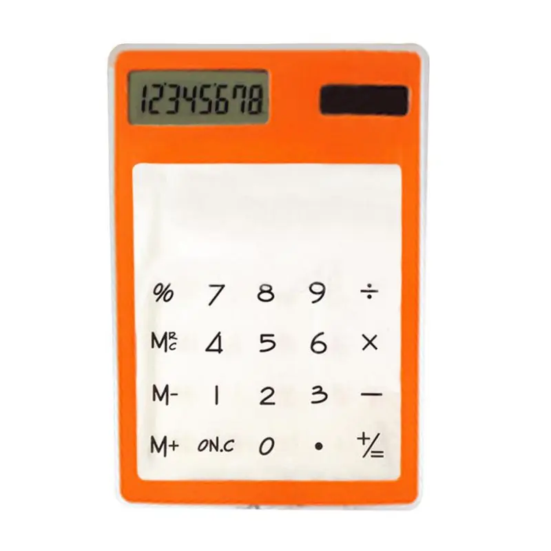 Slim Touch Transparent Calculator Ceremony for Gifts Handheld Scientific Cute Pocket Solar School | Компьютеры и офис