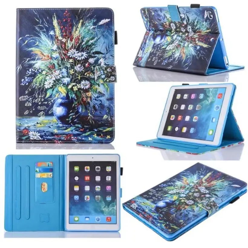 Модный мультяшный чехол для Apple новый iPad 9 7 2017 A1822 умный планшета силиконовый