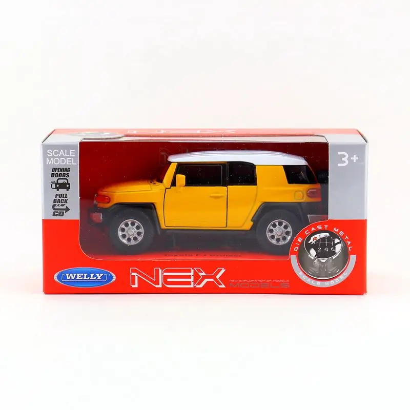 Welly масштаб 1:36 TOYOTA FJ Crusier SUV Спортивная Игрушечная машина литые модели