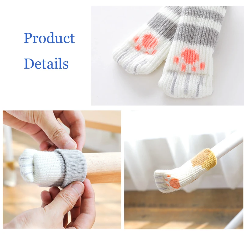 Новый котенок когти ноги моделирование DIY мебель ног Pad Protector коврик для фетр
